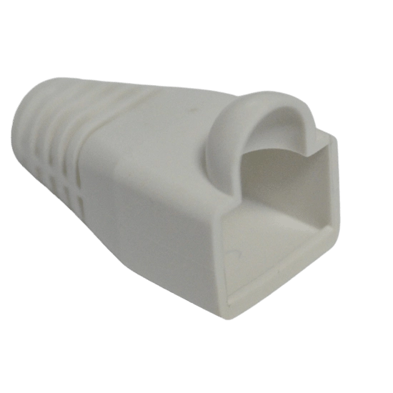 Quick Fit White RJ45 CAT5e/6 Boot for cable protection - PRORJ45-BOOT-WHITE
