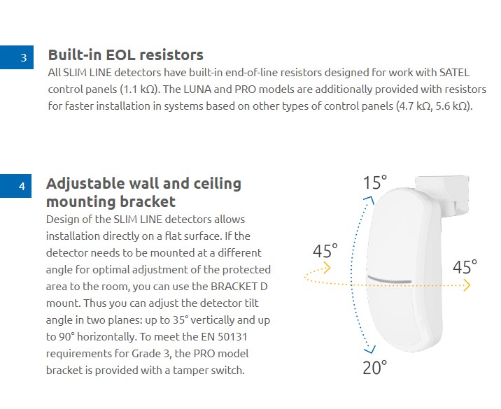 Built in EOL Resistors